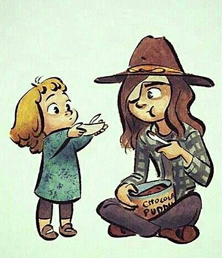 The Walking Dead These Pieces Carl and Judith Fan Art Will Give You All The Feels The Walking Dead These Pieces Carl and Judith Fan Art Will Give You All The Feels